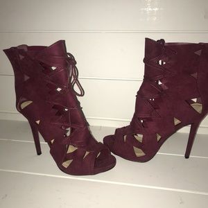 Maroon heels